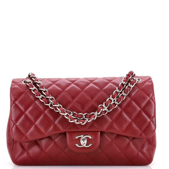 Chanel Handbags - Chanel Jumbo Classic Double Flap Bag Quilted Caviar